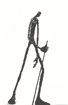 Le Plerin, Bronze. H 60 cm