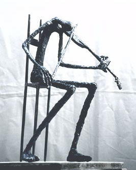 Le Violoniste, Bronze. H 41 cm