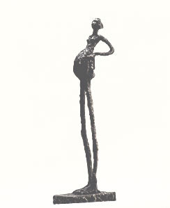 La Petite Femme Enceinte, Bronze. H 30 cm